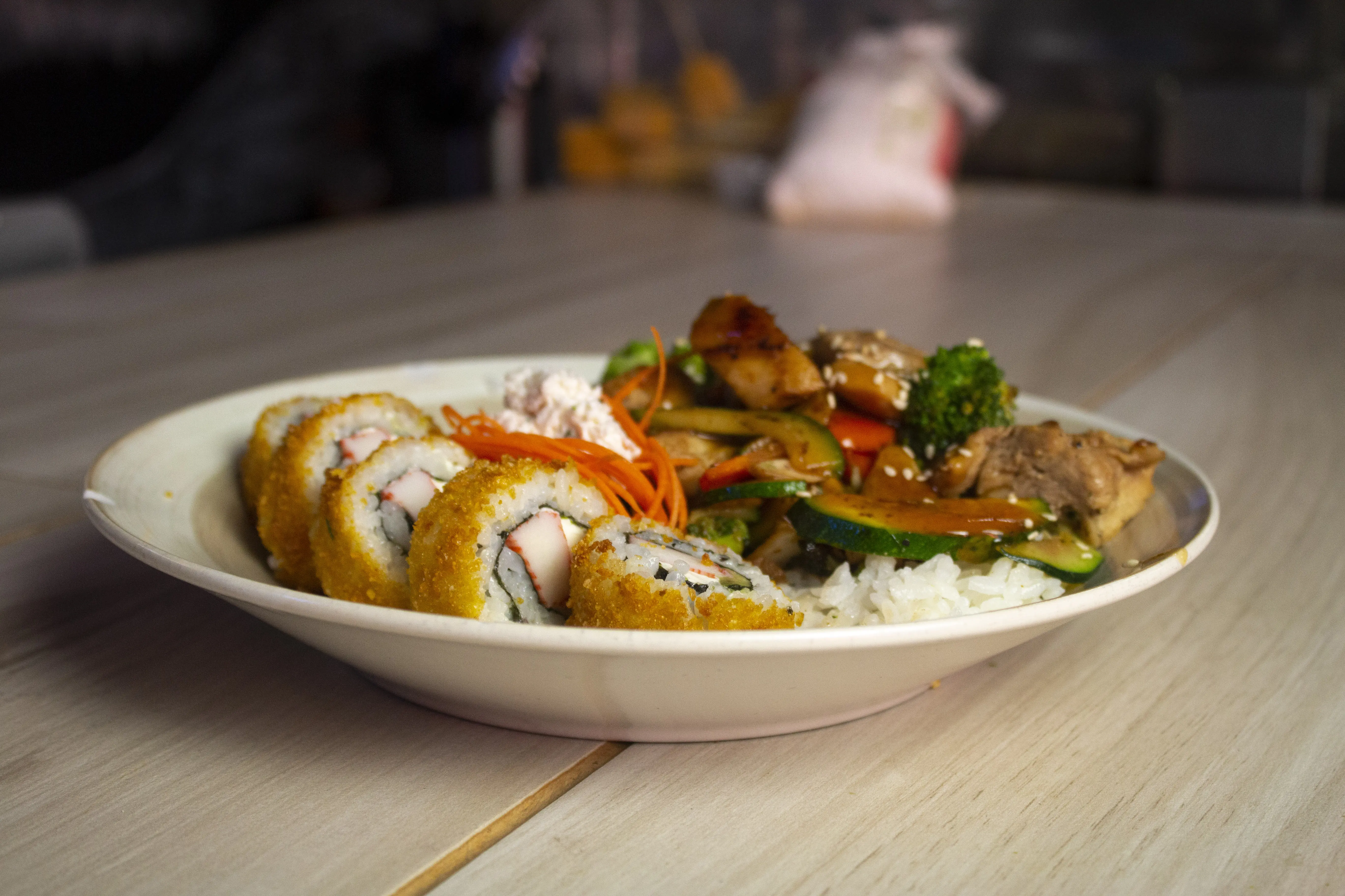 La Postal Teriyaki & Sushi product photography